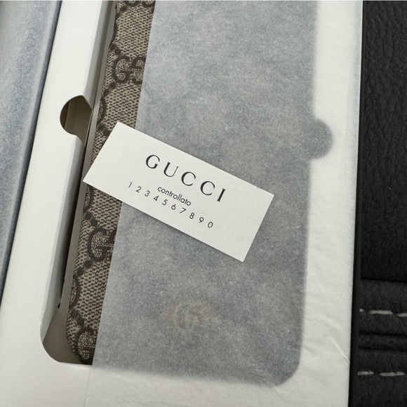 New in Box Gucci The Ophidia case for Iphone 8 plus tan brown - Picture 7 of 8